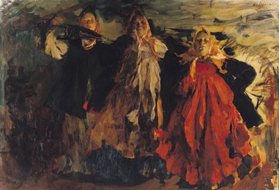 Russian Peasants by Filipp Andreevic Maljavin